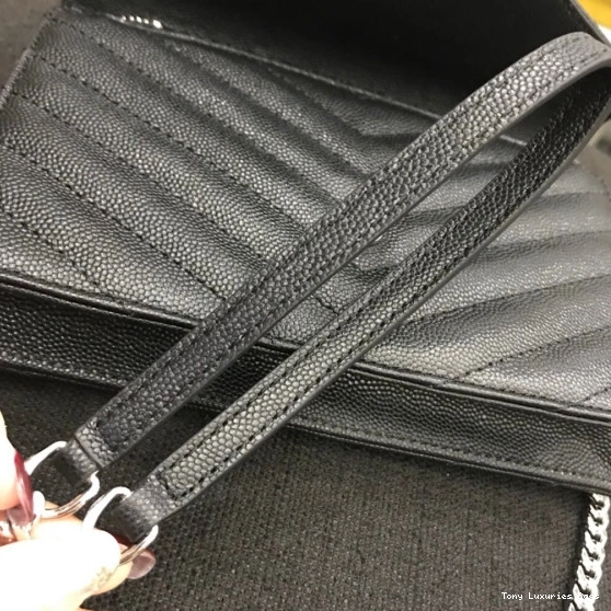 Tony Luxuries CHAIN YSL CASSANDRE WALLET MATELASSÉ 0815